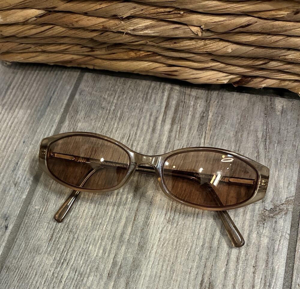 Vintage Emperio Armani 675 664 Oval Eyeglasses Frame ONLY Y2K 52-17 135 Small